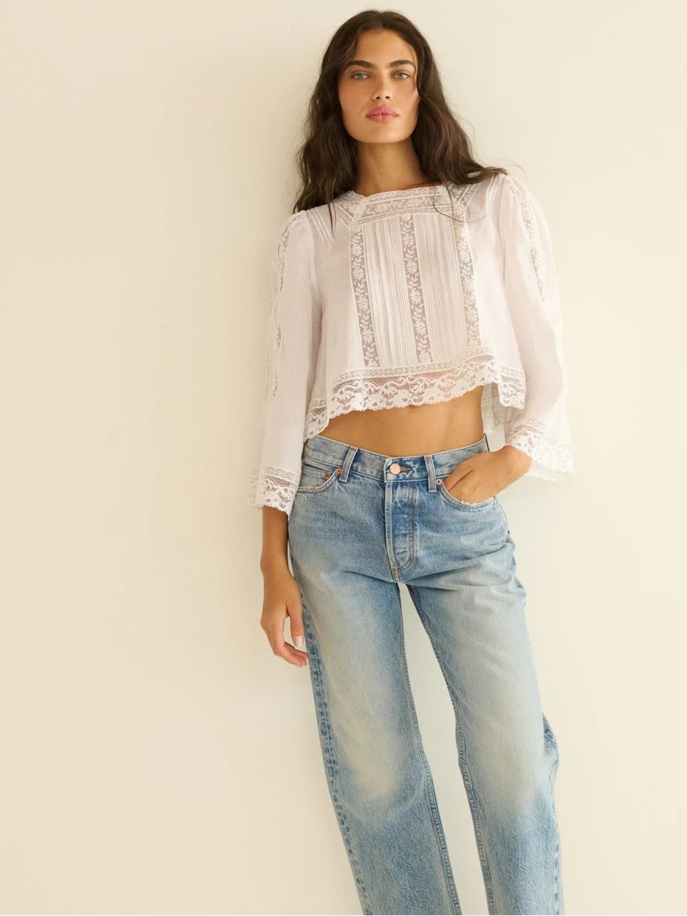 Dôen Solstice Top in Salt - Picture 2 of 8